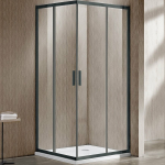 Душевой уголок 120х100 Vincea Garda VSS-1G1012CLGM вороненая сталь