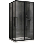 Душевой уголок 120х80 Abber Schwarzer Diamant AG02128BH черный