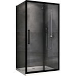 Душевой уголок 120х80 Abber Schwarzer Diamant AG30120BH-S80B