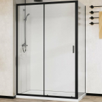 Душевой уголок 120х90 Vincea City VSR-5CT9012CLB черный