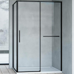 Душевой уголок 150х80 Vincea Slim Soft VSR-1SS8015CLB черный
