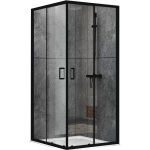 Душевой уголок 90х90 Abber Schwarzer Diamant AG02090B Черный