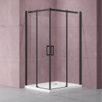 Душевой уголок 90х90 Vincea Dice VSS-4D900CLB черный