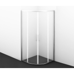  Душевой уголок с раздвижными дверьми 90x90 см Wasserkraft Main 41S01