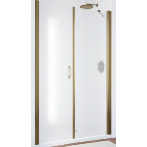 Дверь в душевой проем EP-F-2 105 05 10 L профиль бронза стекло сатин