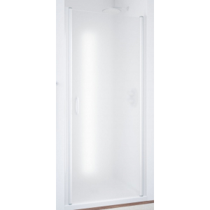 Дверь в душевой проем ЕР 95 01 10 профиль белый стекло сатин