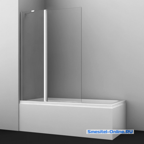 Фото Шторка на ванну  110 Wasserkraft Salm 27P02-110 Fixed хром
