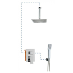 Душевая система AQG Bold 19BOLEC20402 хром