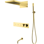 Душевая система Boheme Fusion 131-2-MG золото матовое