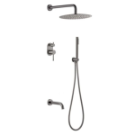 Душевая система Boheme Uno 464-2-GM оружейная сталь  