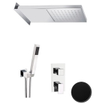 Душевая система Daniel Skyline SK615ZSSCA-15 черный матовый 