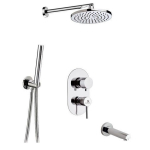 Душевая система Daniel Suvi S20617Z-CR хром   