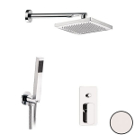 Душевая система Daniel Tiara TA615ZOL-14 белый матовый 