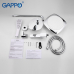 Душевая система для ванны Gappo G7148-8 белый/хром 