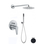 Душевая система для душа Fiore Kera черный матовый 88NN7554