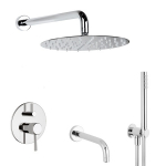 Душевая система Giulini Futuro F6513-3-25Х хром 