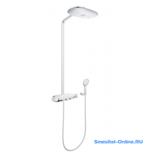 Фото Душевая система для душа Grohe Rainshower System SmartControl 26250LS0 белая