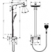 Душевая система для душа Hansgrohe Raindance Select Showerpipe E300 27126400 хром белый 