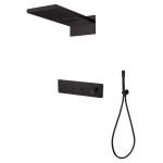 Душевая система   Boheme Fusion 130-B черный матовый