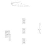 Душевая система для душа Webert PE890104740 Pegaso белый матовый