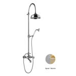 Душевая система Webert Karenina KA721208017 хром золото кристаллы Swarovski