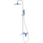 Душевая стойка Boheme Q 148-WUW.2 белый, синий