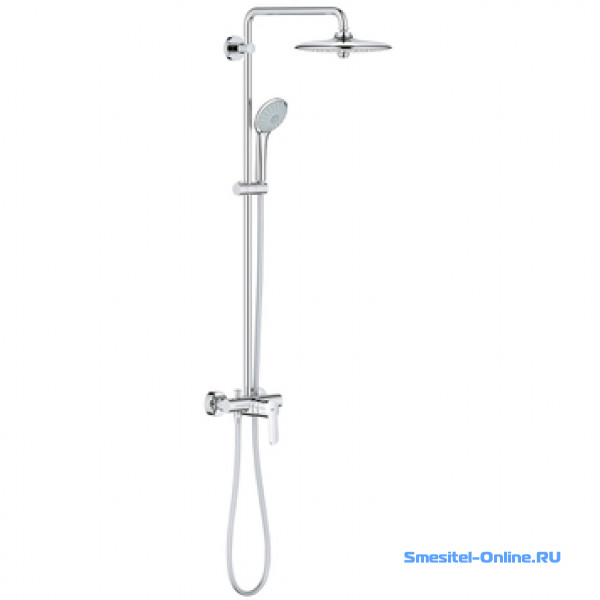 Душевая система grohe euphoria system 27296001 с термостатом для настенного монтажа