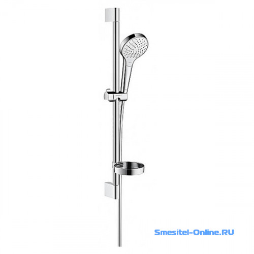 Фото Душевой гарнитур Hansgrohe Croma Select S 26566400 хром белый