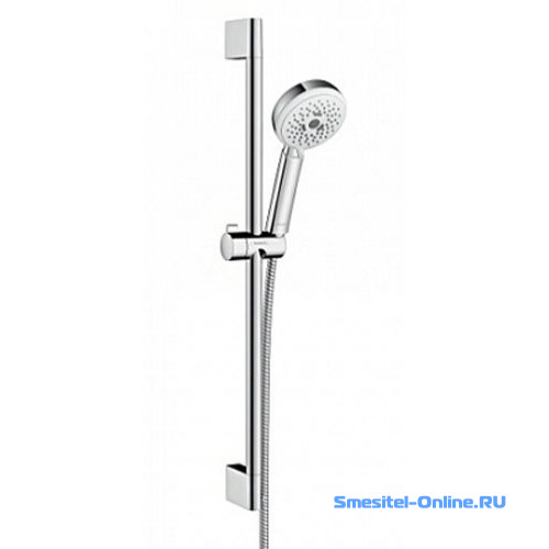 Фото Душевой гарнитур Hansgrohe Crometta 26650400 хром белый