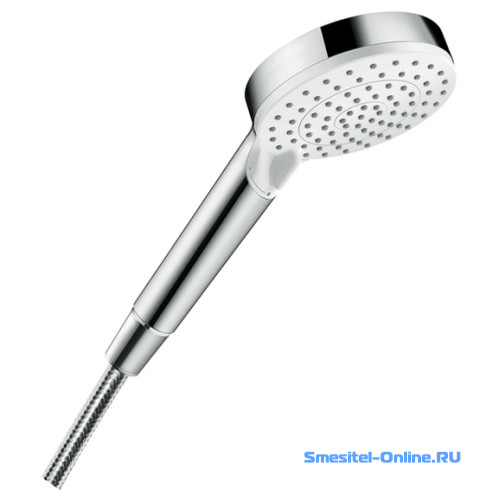 Фото  Ручной душ Hansgrohe Crometta Vario белый хром 26330400 