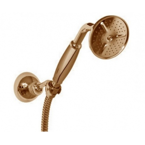 Ручной душ со шлангом и держателем Cezares CZR-KD-02-M бронза