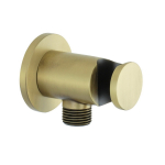 Штуцер для душа с держателем лейки Giulini бронза матовая F1559/MBROP