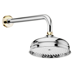 Верхний душ Webert Karenina AC0014017 хром золото