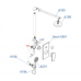 Душевая система для душа Wasserkraft Aisch A55201 