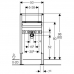 Инсталляция для умывальника Geberit Duofix 111.490.00.1 