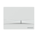 Клавиша смыва Berges Novum 040054 Soft Touch белая