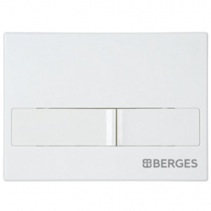 Клавиша смыва Berges Wasserhaus Novum L1 белая 040011