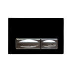  Кнопка для инсталляции черная стекло Creavit GP4002.00