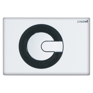  Кнопка для инсталляции Creavit POWER черно-белая GP5001.02