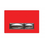  Кнопка для инсталляции красная стекло Creavit GP4003.00