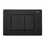 Кнопка смыва Abber AC0120MB черная матовая