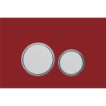 Кнопка смыва AltroBagno PFP 006E4Q красный, хром НОВЫЙ АРТ. AltroBagnoPFP006E4Q