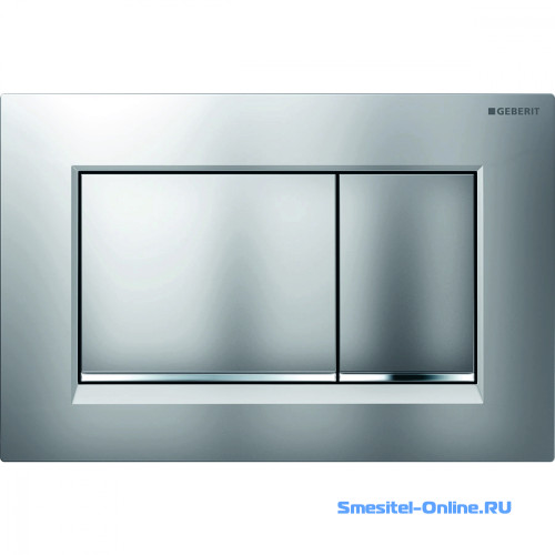 Фото  Смывная клавиша Geberit Sigma 30 хром матовый 115.883.JQ.1