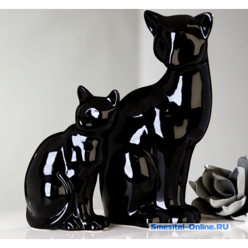 Фото Фигурка маленькая керамическая Casablanca Кошка Миа арт. 96911