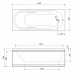 Фронтальная панель для акриловой ванны 170 см CEZARES EMP-170-SCR 