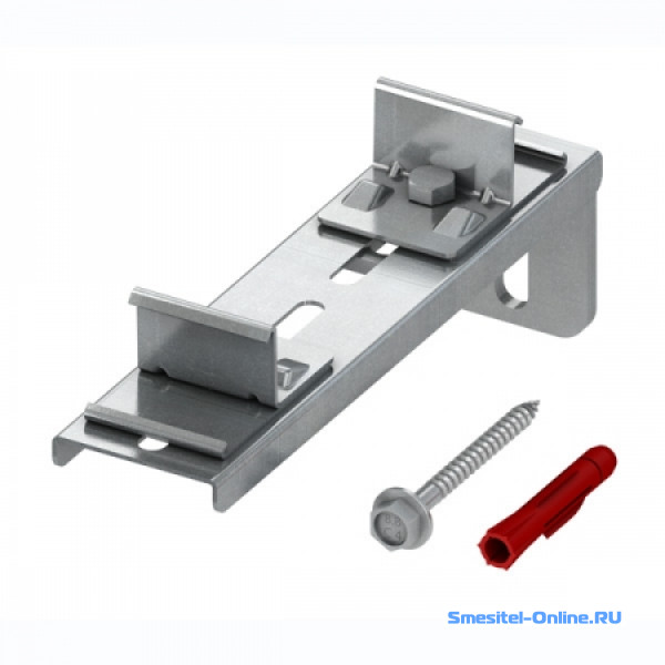 Комплект для крепления модуля к стене или системе стального профиля