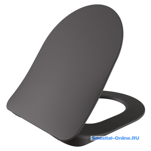 Фото  Крышка с микролифтом Creavit Free KC4080ANM антрацит 