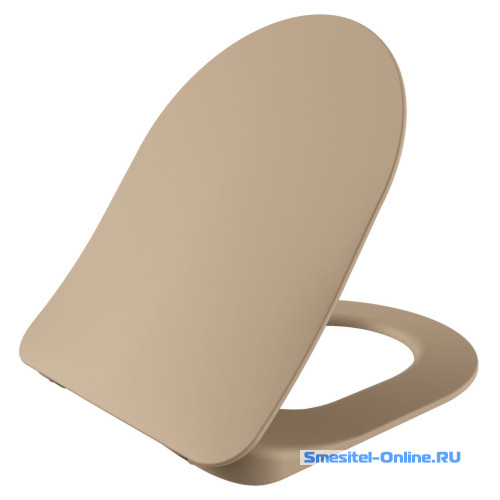 Фото  Крышка с микролифтом Creavit Free KC4080CCM капучино 