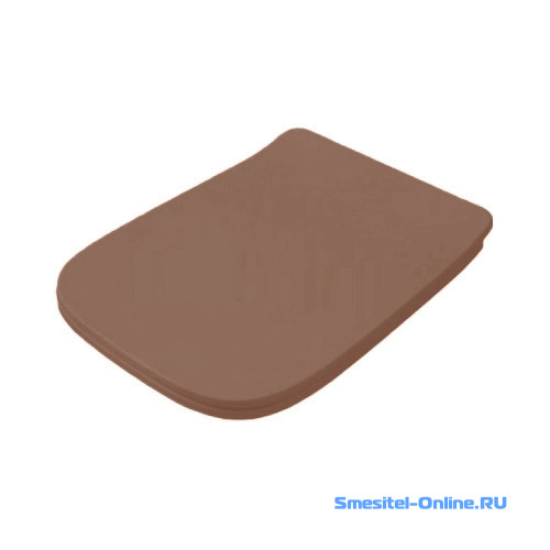Фото Крышка-сиденье для унитаза ArtCeram File 2.0 ASA001 40 71 с микролифтом светло-коричневый матовый