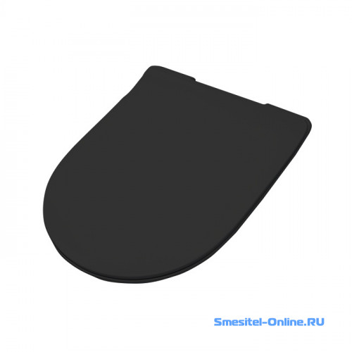 Фото Крышка-сиденье для унитаза ArtCeram File 2.0 FLA014 17 с микролифтом черный матовый